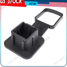 For BMW 2" Hitch Cover Rubber Tow Trailer Receiver Tube Plug Cap 4-Way Insert