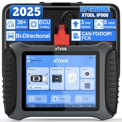 XTOOL IP900 Alle System OBD2 Diagnosegerät ECU-Codierung Bidirektional FCA CANFD