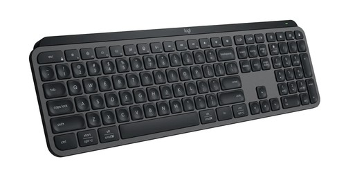 NEW Logitech MX Keys Advanced Wireless Illuminated Keyboard – Graphite (Black) - Photo 7/10