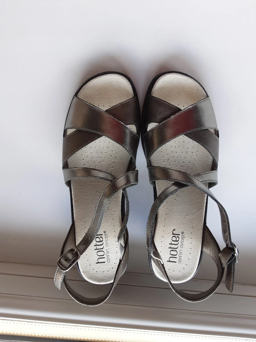 Ladies pewter sandals sale