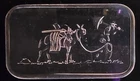 Silvertowne Mint Prospector Dark Toning Bullion-999 Silver 1 Oz Ounce Art Bar