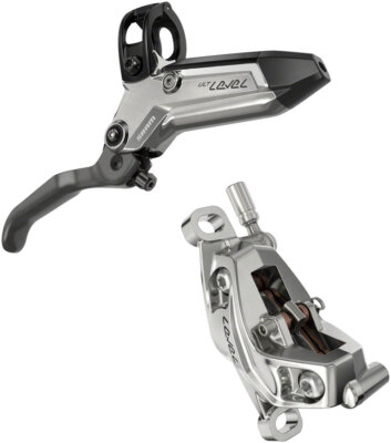 SRAM Level Ultimate Stealth Disc Brake and Lever - Rear, Post Mount, 4-Piston