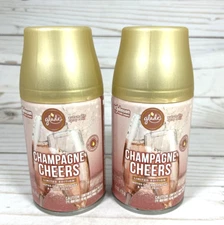 Glade CHAMPAGNE CHEERS Automatic Spray Refill Limited Edition 2-Cans