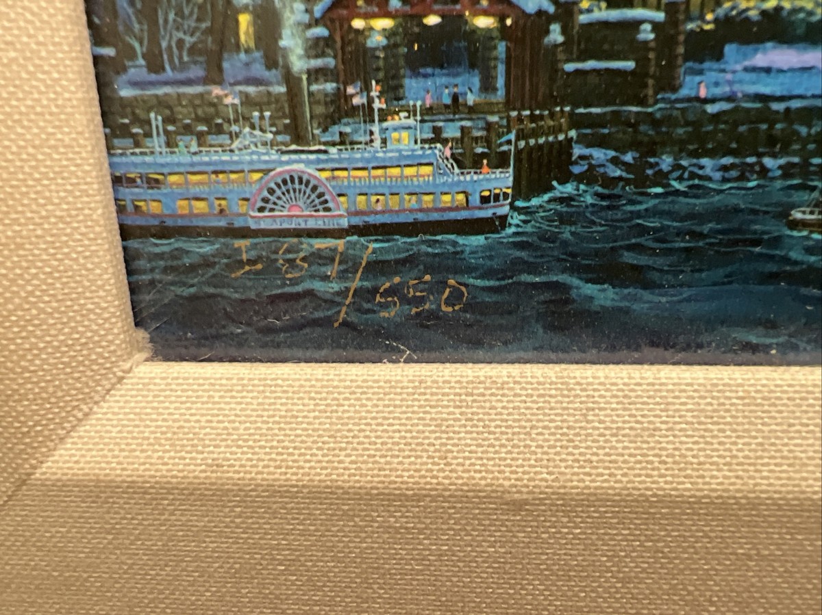 Framed Alexander Chen New York Gateway LE To 550 Embellished