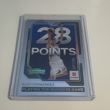 Panini Rudy Fernandez Real Madrid Numbers Game #15 Contenders /99 EuroLeague