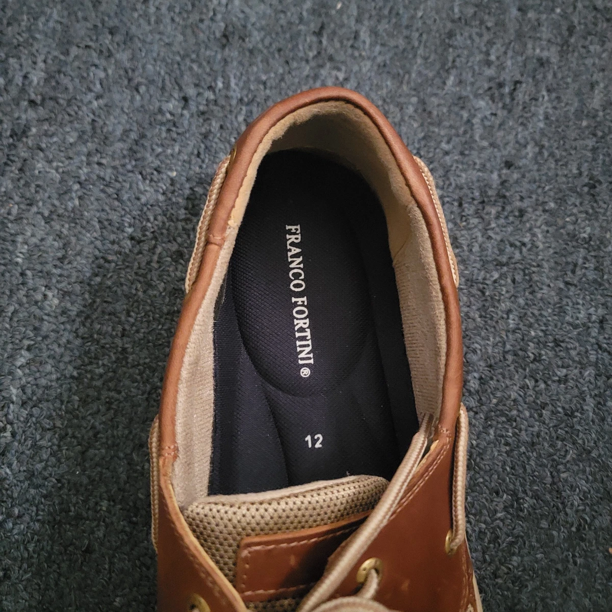 Franco Fortini Casual Shoes for Men with Upper Leather Brown for 