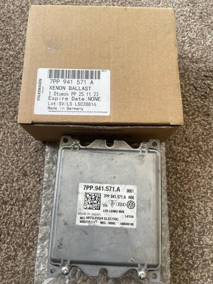 MÓDULO DE LASTRE FARO XENÓN VOLKSWAGEN VW POLO GTI 6C 2014-2017 7PP941571A Foto 3 de 4