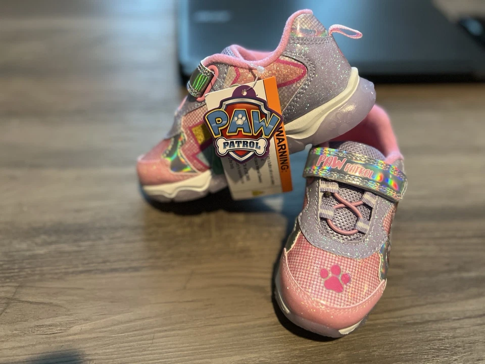 Nickelodeon Niñas Pequeñas Patrulla Canina Iluminadas Tenis Rosa - TALLA 9 Foto 2 de 4