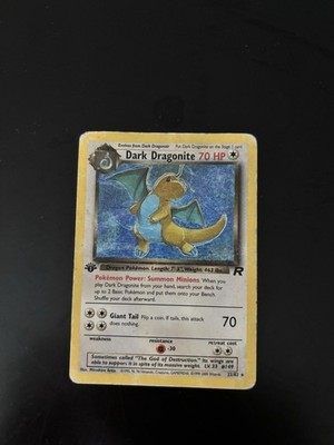 Dark Dragonite Team Rocket Holo First Edition 22/82