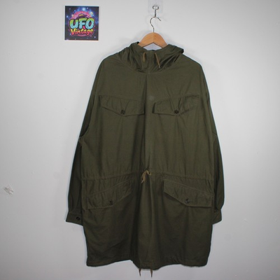 #ad #ad Vintage Army Smock French Alpine Cadet 1950s 50s Military Workwear Chore 2XL GBP 155.00