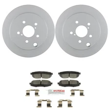 Bosch Rear Disc Brake Rotors & Ceramic Brake Pads Kit for Subaru Forester 14-18