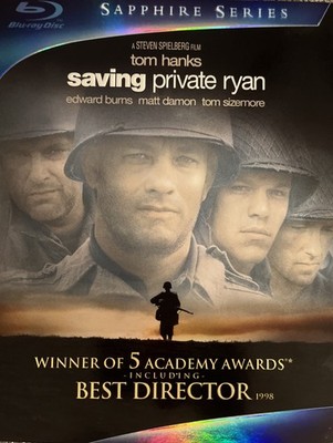 Saving Private Ryan Blu-ray w/Slipcover (Sapphire Series, NEW, SEALED)