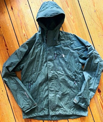 Tatonka Regenjacke mit Kapuze in Grün, Größe L, olivgrün Outdoor - TOP!