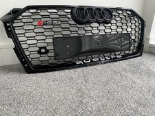 Fits Audi A5 S5 B9 Honeycomb Quattro Grille 2017-2019 | Black Edition RS5 Style 