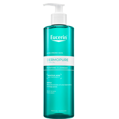 Dermopure Purifying Cleansing Gel with Salicylic Acid, 200 ml, Eucerin