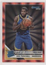 2019 Panini Donruss Rated Rookie Press Proof Red Laser 90/99 Eric Paschall 02v3