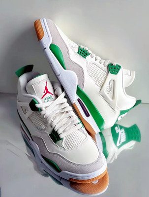 Jordan 4 ''Pine Green'' Mid Top Retro Basketball Shoe For Man 7-12