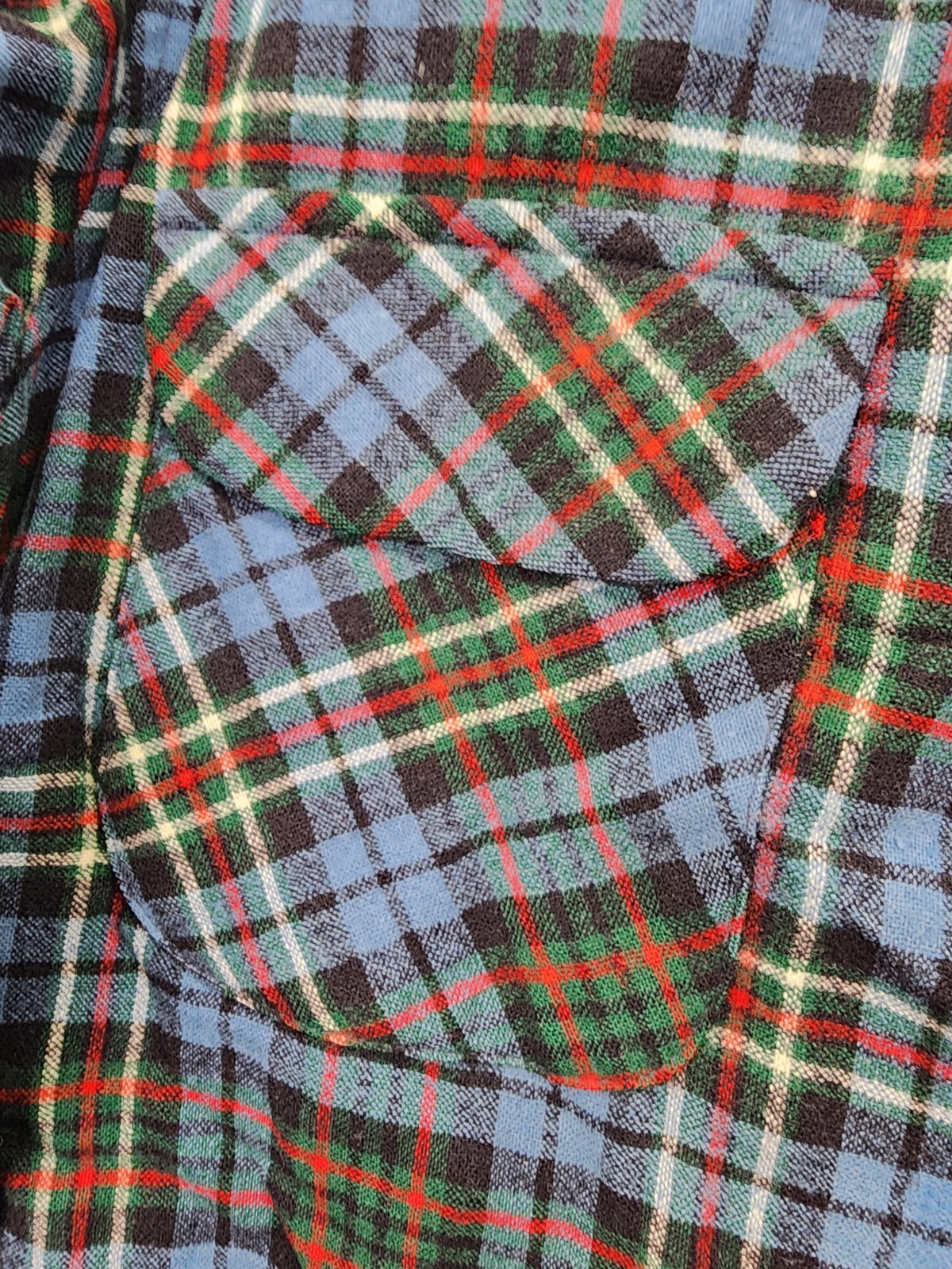 Vintage 60's Pendleton Loop Collar Wool Plaid Shi… - image 5