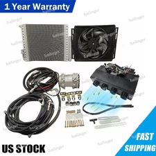 12V Electric Cooling Only Air Conditioner Universal Underdash Auto Car A/C Kit