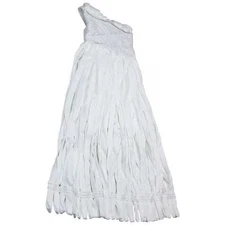 Berkshire Bcm.4.12 String Mop Head, Slide On Connection, Looped-End, White,