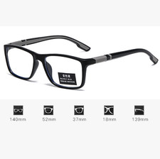 Square Anti Blue Light Photochromic Sports Reading Glasses For Men Sunglasses