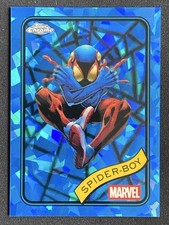 Spider-Boy 2025 Topps Chrome Sapphire Marvel Base #57