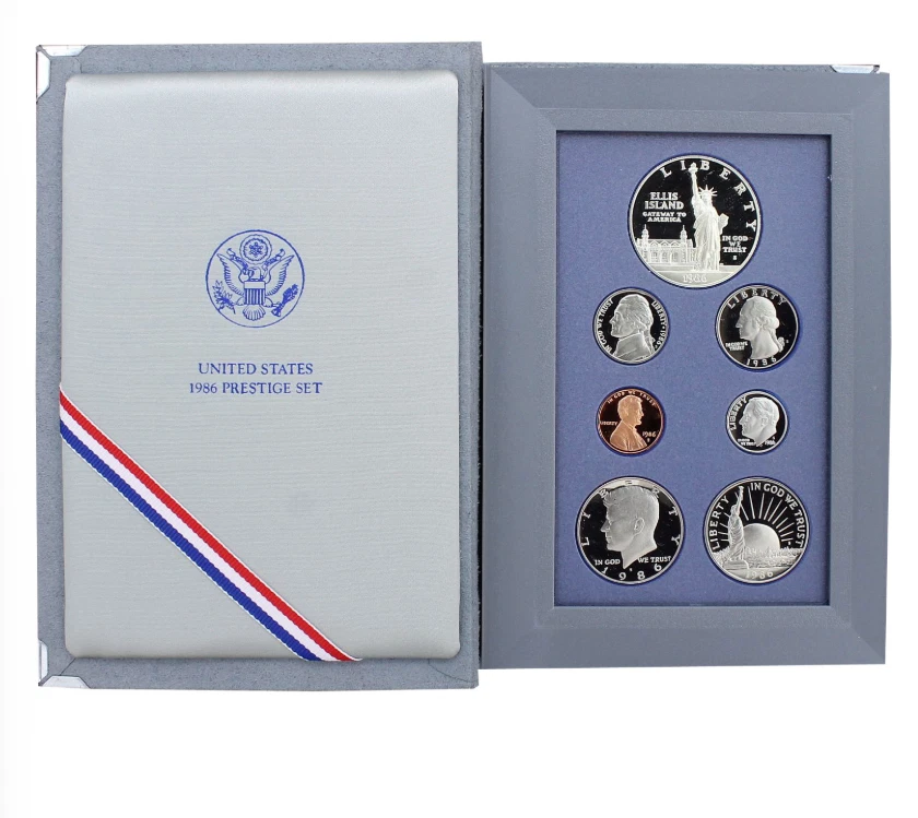 (激安)1986年アメリカ合衆国プレステージセット 2セット 1986 Prestige Coin Set for sale | eBay