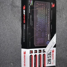 iBuyPower IBP Ares M2 Gaming Keyboard RGB Lighting- Spill Resistant - Tested