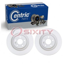 2 pc Centric GCX Rear Disc Brake Rotors for 2015-2020 Porsche Macan Braking pf