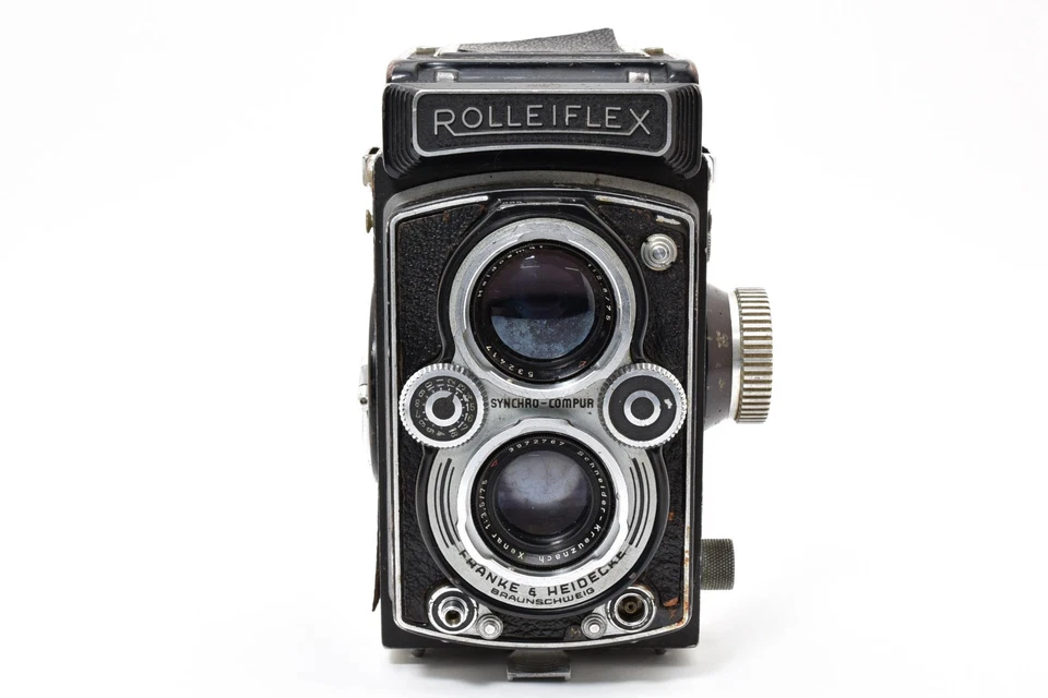 【Para reparación】ROLLEIFLEX 3.5B Auto Mat Type2 Tessar 75mm F3.5 De JAPÓN #2661600 Foto 2 de 4