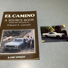 El Camino Gmc Sprint 1959-1983 A Source Book Edward A. Lehwald 1983 Photo