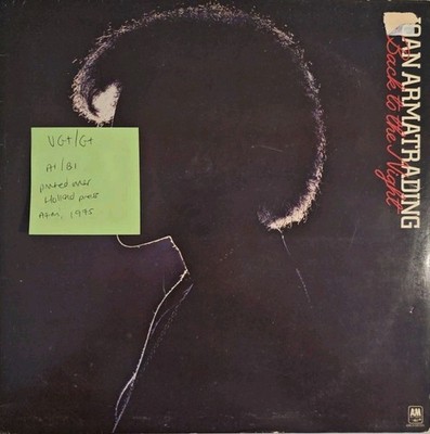 Joan Armatrading Back To The Night Vinyl Record VG+/G+ AMLH 68305 1975