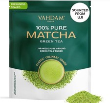 VAHDAM Pure Japanese Matcha Green Tea Powder 100g Culinary Grade *BBE 11/26*