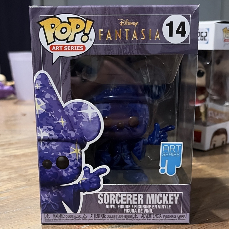 Funko POP! Art Series Disney Fantasia Sorcerer Mickey #14 4" Figure 2020