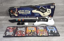 Guitar Hero Wireless Controller w Dongle Rock Band Bundle Box PlayStation 2 PS2
