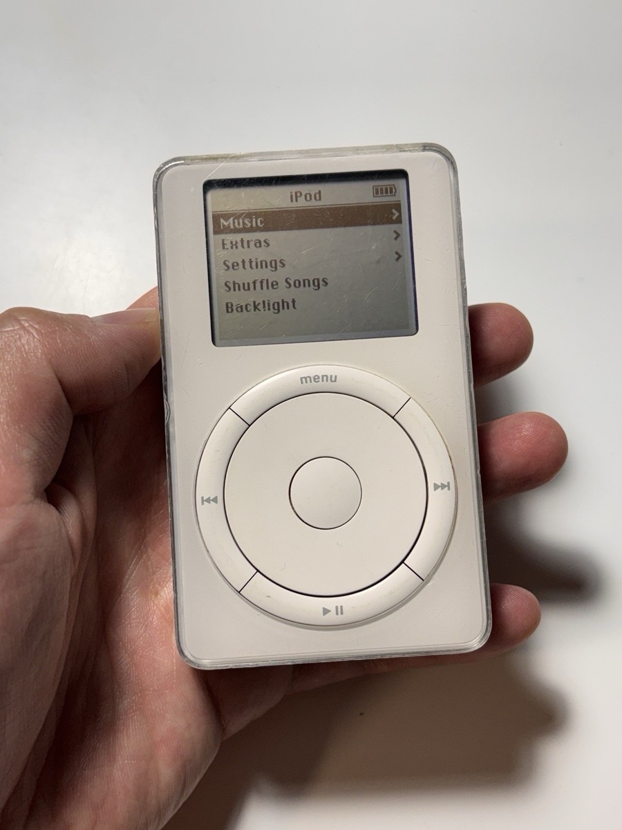 希少　初代i pod M8541 Apple VTG Apple iPod M8541 White 1st Gen 5GB Scroll Wheel 2001