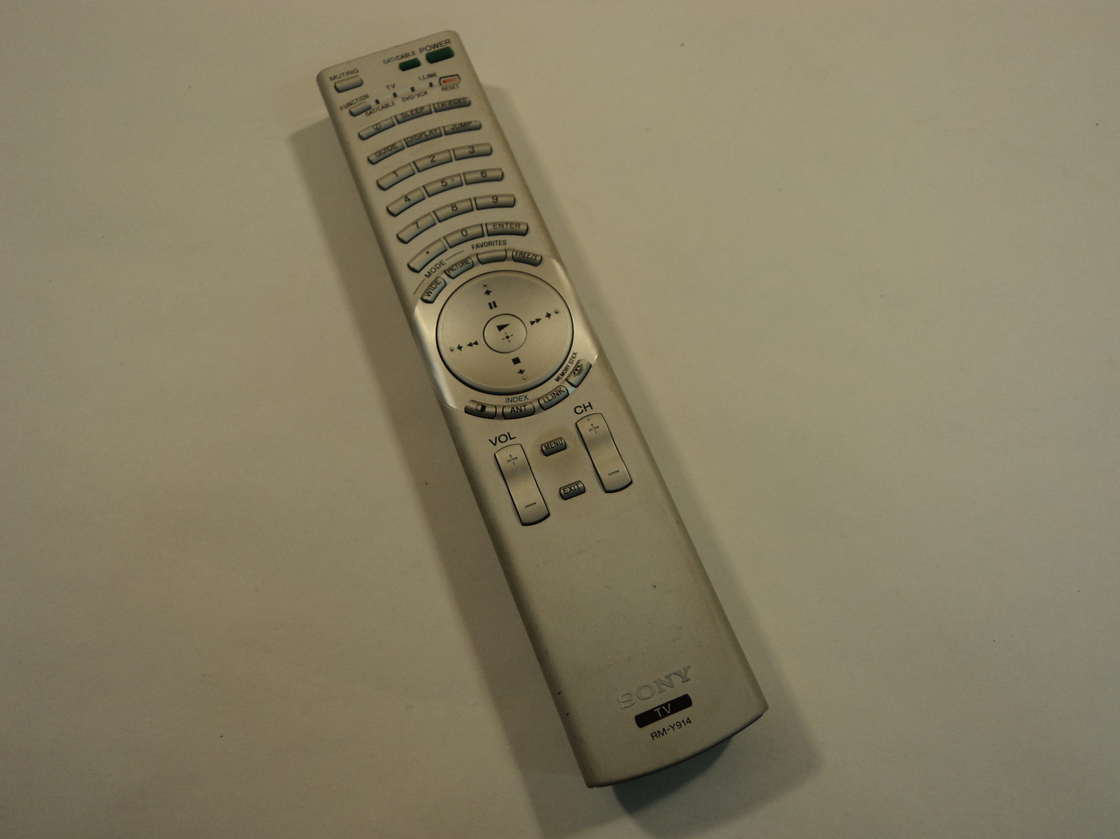 Sony TV Remote Control Gray Genuine OEM RM-Y914