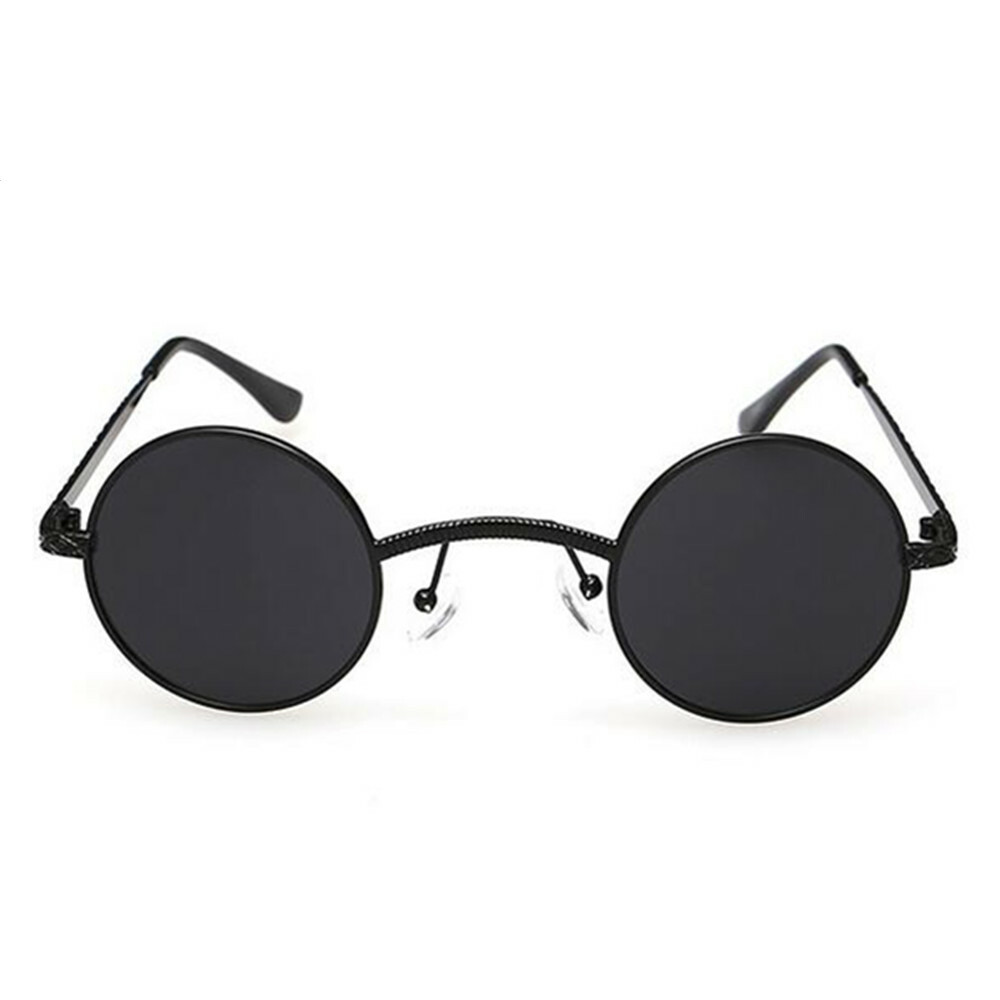 Vintage Small Round Sunglasses Metal Full Rim Outdoor Retro  display picture 2