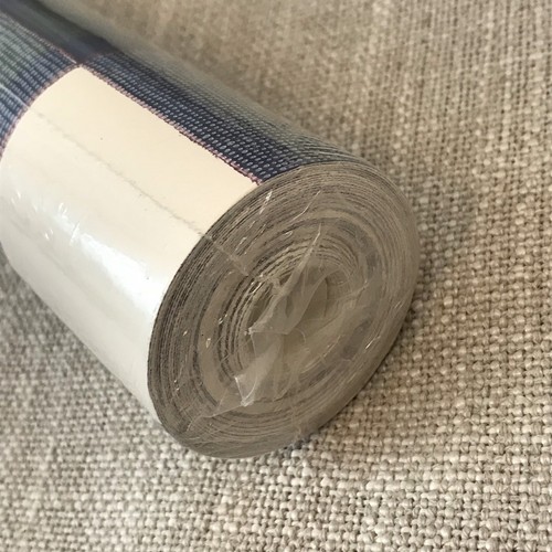 York Wallpaper Roll Beige Blue Green Cream Plaid 56 Sq Ft Full Roll - Picture 4 of 6