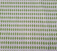 Fruit Stand BTY Anne Tavoletti P&B Textiles Boutique Small Green Argyle