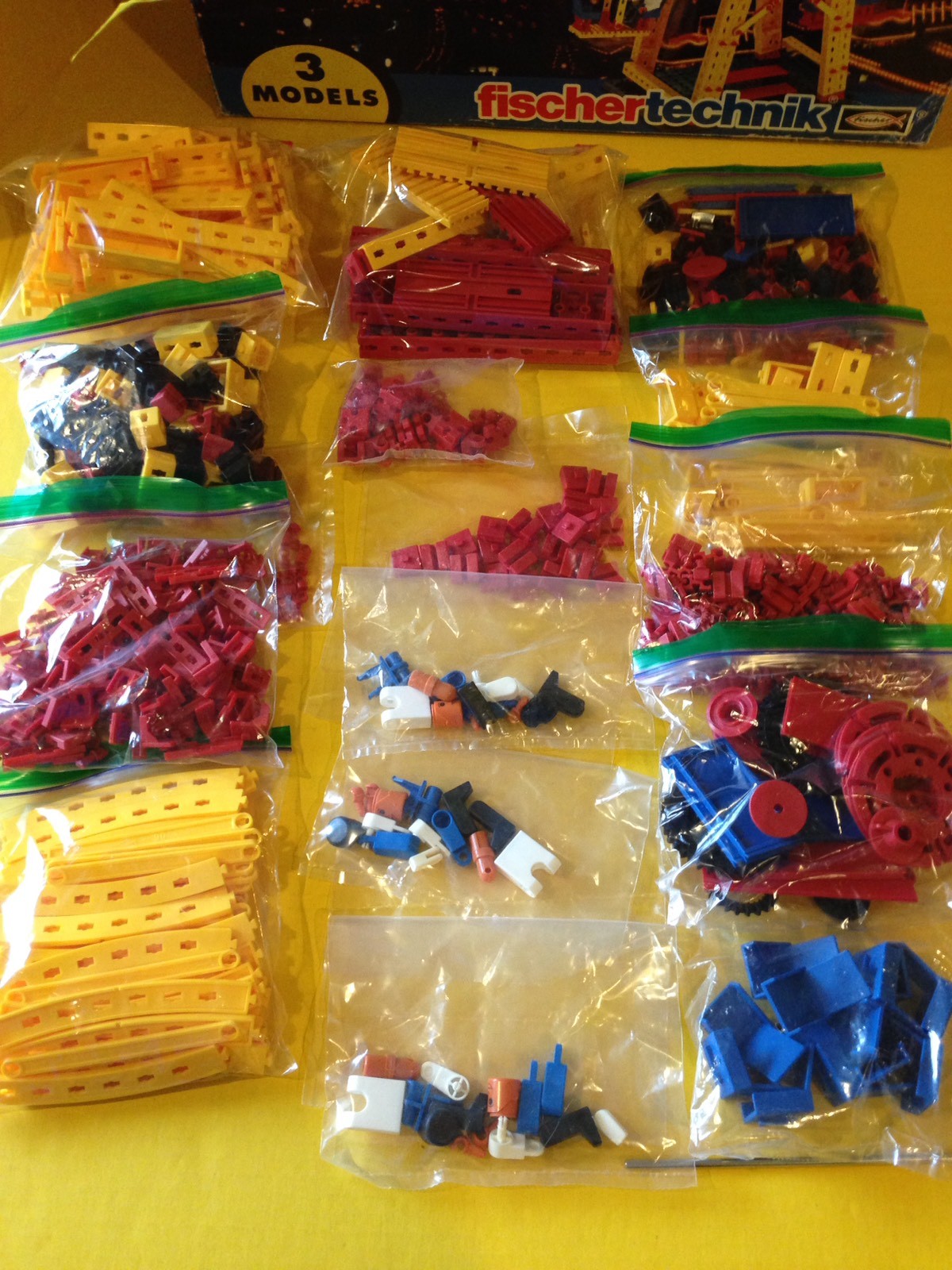 Rare Fischertechnik Fun Park Ferris Wheel Octopus Carousel Mpn 57 484 - 