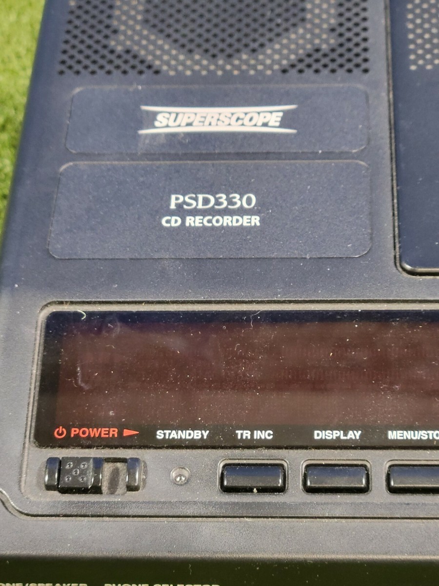 ひ*じ様 SUPERSCOPE CD RECORDING SYSTEM PSD3 Superscope PSD330 CD Recorder System as-is parts repair | eBay