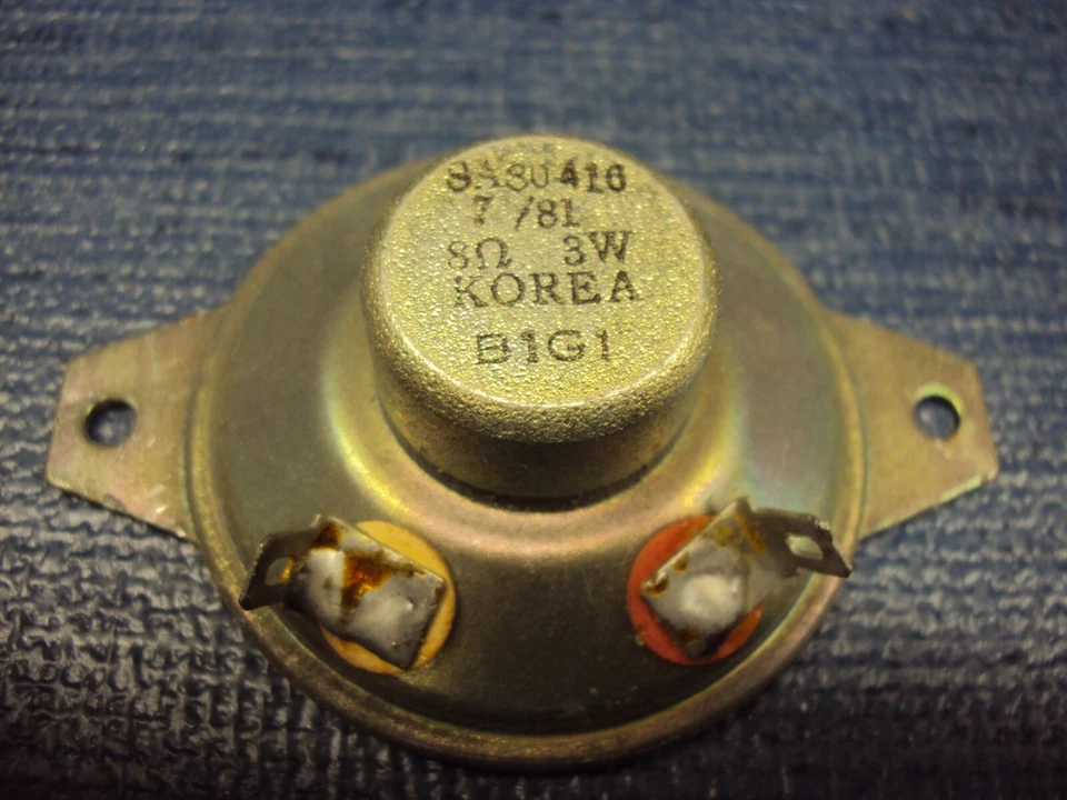  Tweeter Fisher/Sanyo MS-127 8 ohmios. P/N SA80416. Probado con receptor de 60 vatios. Foto 3 de 4