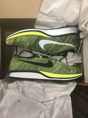 nike flyknit neon yellow