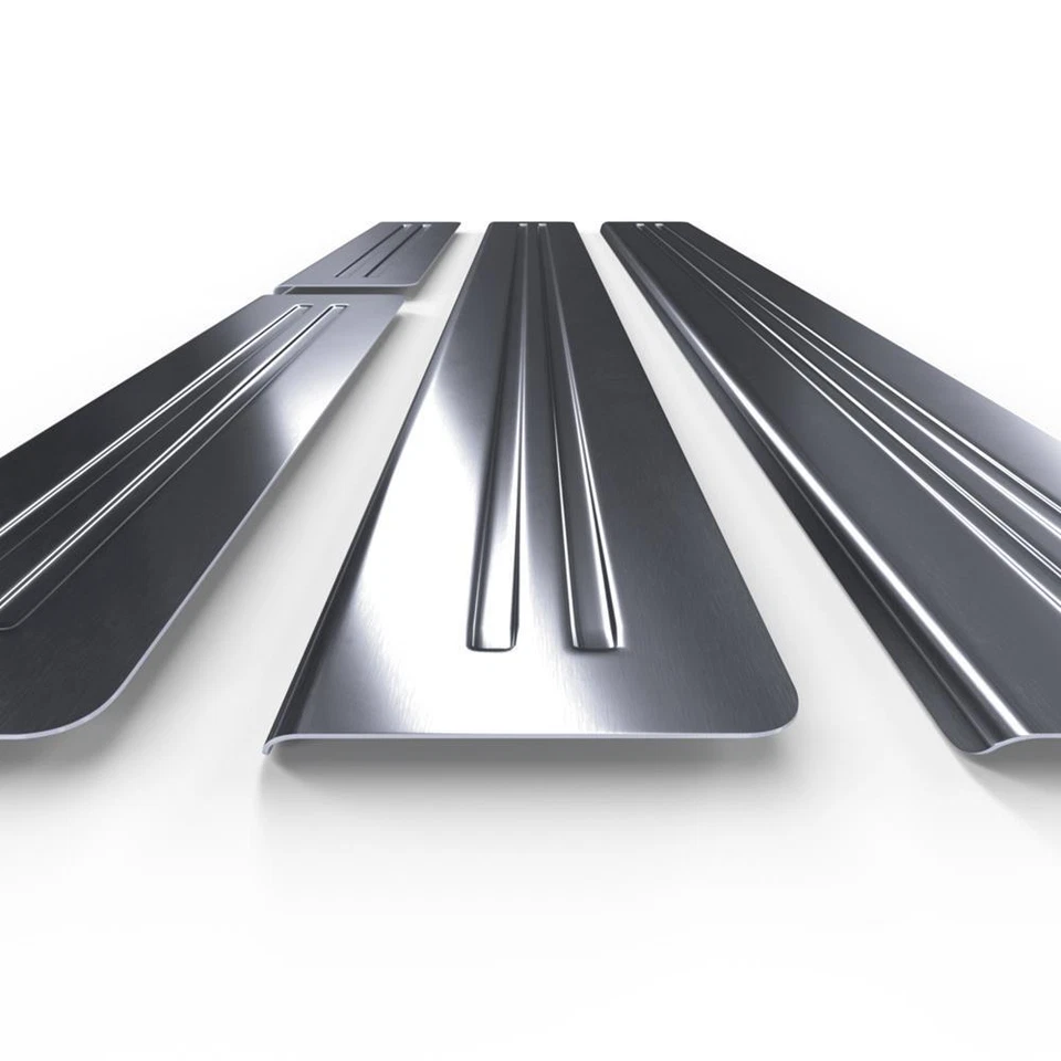 Protezione battitacco auto in acciaio per Opel Mokka II SUV (2020-....) opaco 4 - Immagine 4 di 4