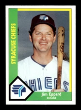 1990 CMC # 13 Jim Eppard Card (ML) Syracuse Chiefs Toronto Blue Jays