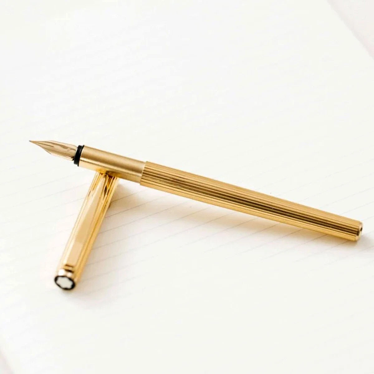 Montblanc Noblesse Vintage Gold Fountain Pen 1147 Pre Owned