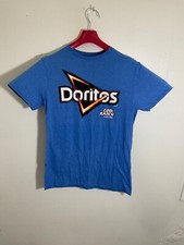 Doritos Cool Ranch Graphic Blue T-Shirt Medium 60% Cotton 40% Polyester Mens Cas