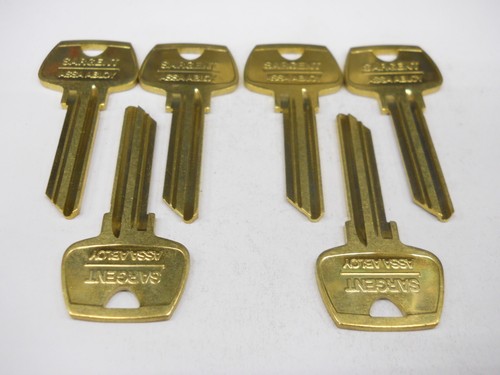 Sargent 6275LE Key Blank Fits Sargent locks 01007LE 043LE Lot of 6 - 第 1/2 張圖片
