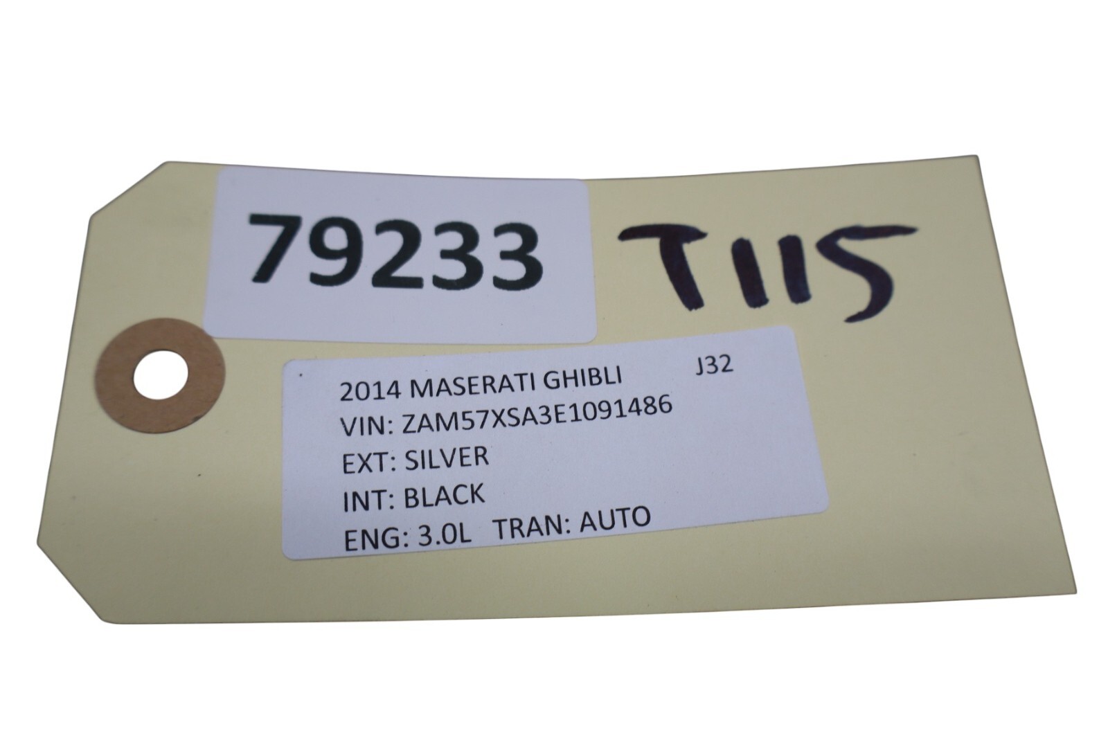 14-20 Maserati Ghibli Front Right A-Pillar Interior Cover Trim Panel Black OEM